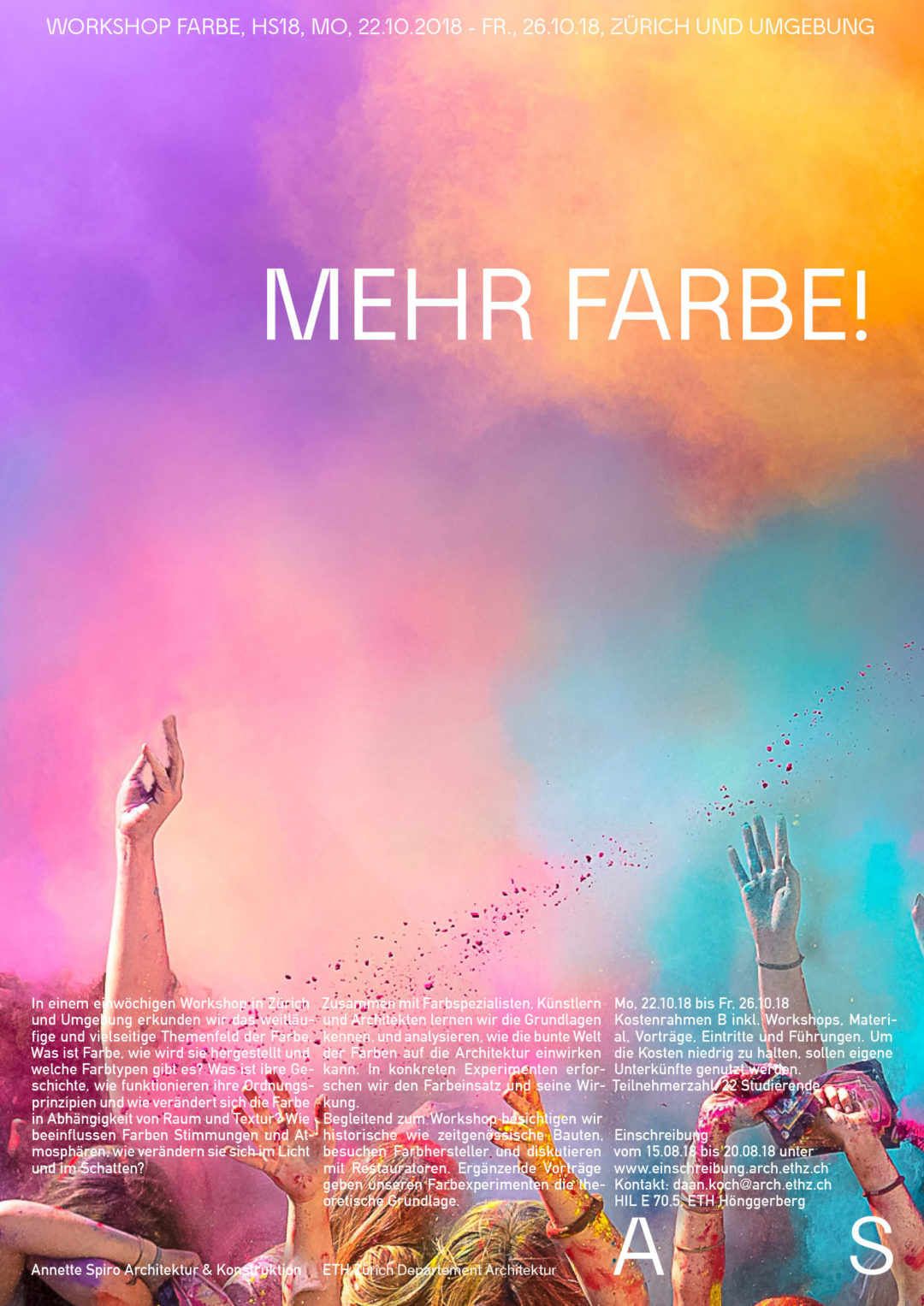 Mehr Farbe!. Licht, Raum und Textur