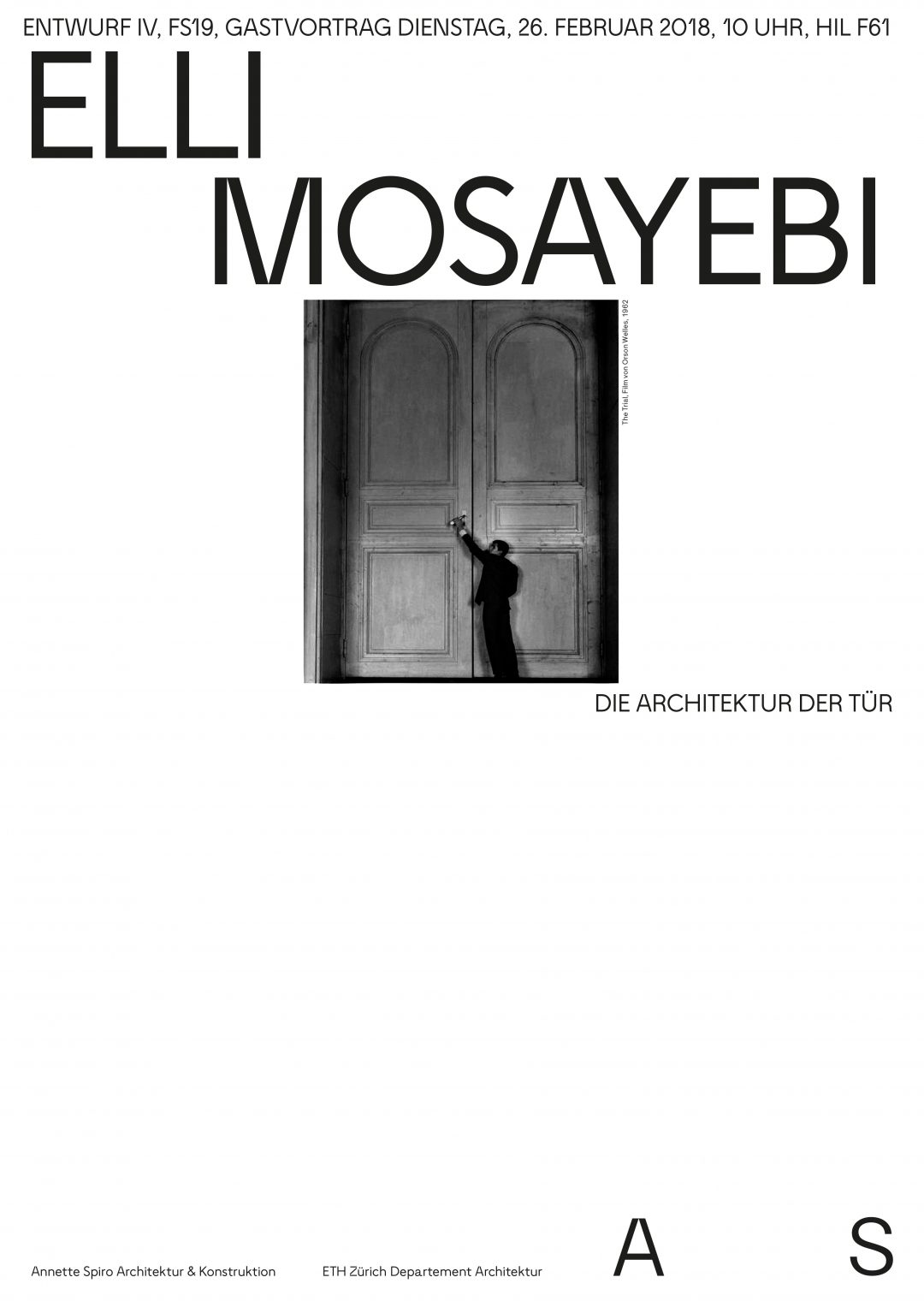 Elli Mosayebi. Die Architektur der Tür