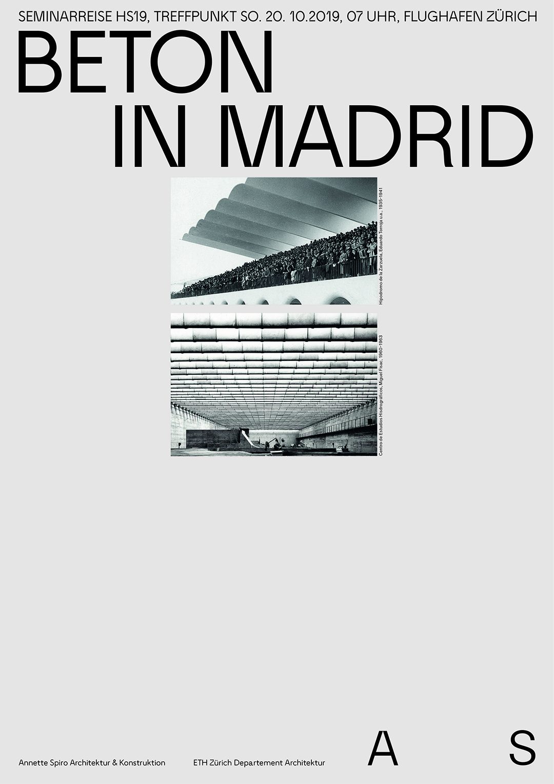 Beton in Madrid. Eine Reise nach Madrid