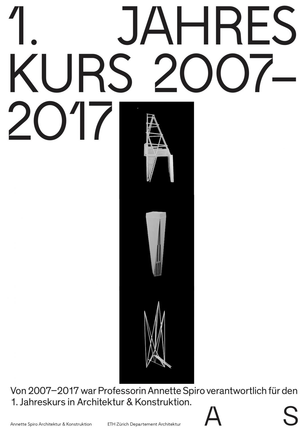 Architektur & Konstruktion. 1. Jahreskurs 2007-2017